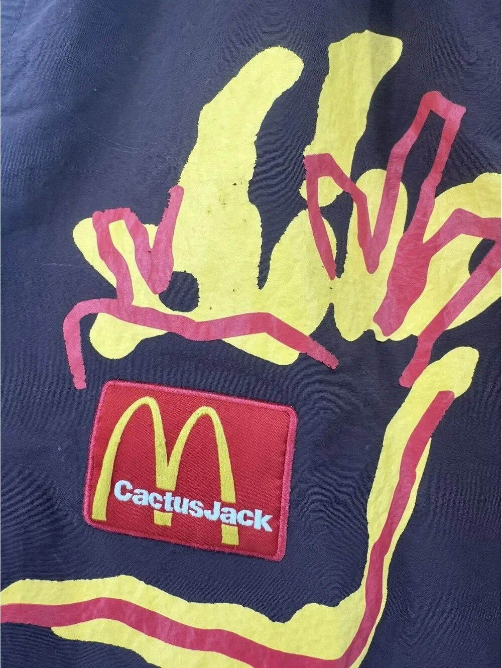 Travis Scott x McDonalds Cactus Jack Nylon Shorts Size Med